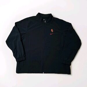 Nike Men's USC Trojans 2XL Black Full Zip Sideline Jacket‎ NWOT